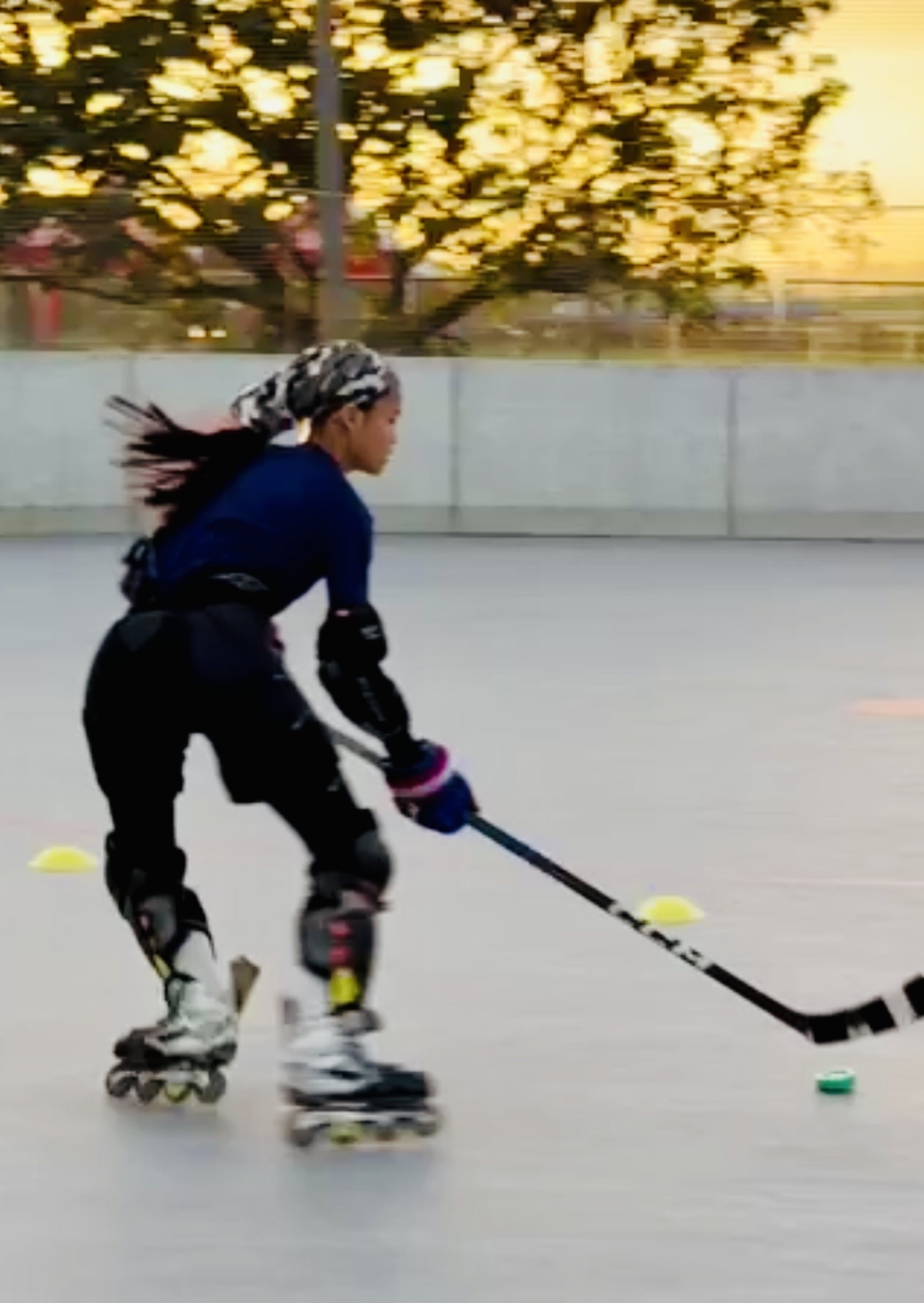 Trẻ em luyện tập inline hockey tại SLAPCORE TP.HCM